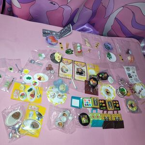 Rement Rare 2003 Mixed Lot Petit Sample Vintage Retro Mini Doll Food Re-ment Toy